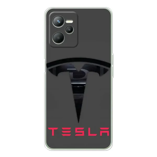 Чехол с рисунком «Logo TESLA» для Realme 14 Чехол с рисунком «Logo TESLA» для Realme 14