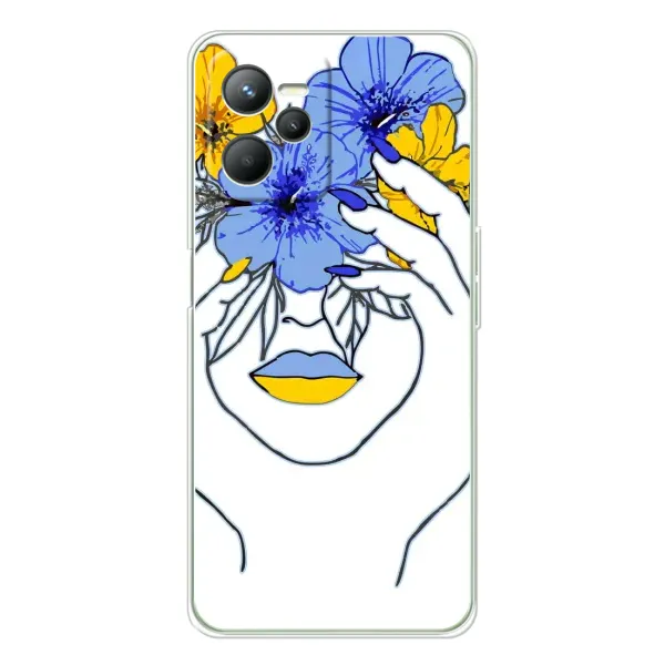 Чехол с рисунком «Украинка на всю голову» для Realme 14 Чехол с рисунком «Украинка на всю голову» для Realme 14