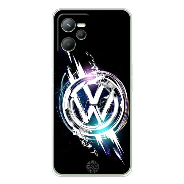 Чехол с рисунком «Volkswagen на черном» для Realme 14 Чехол с рисунком «Volkswagen на черном» для Realme 14