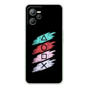 Чехол КИБЕРСПОРТ для Realme 14 (Значки Sony)