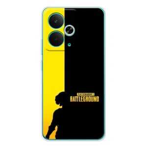 Чехол (TPU) с картинкой "Лого Пабг" на 14Т (Battlegrounds)