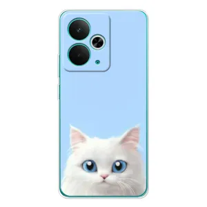 Чохол на тематику: Коти для Realme 14T (Білий кіт)