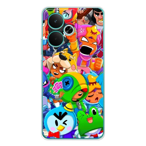 Чехол с рисунком «Brawl-Stars» для Realme 14T Чехол с рисунком «Brawl-Stars» для Realme 14T