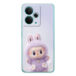 Чехол с принтом Лабубу для Realme 14T (Фиолетовый Лабубу)