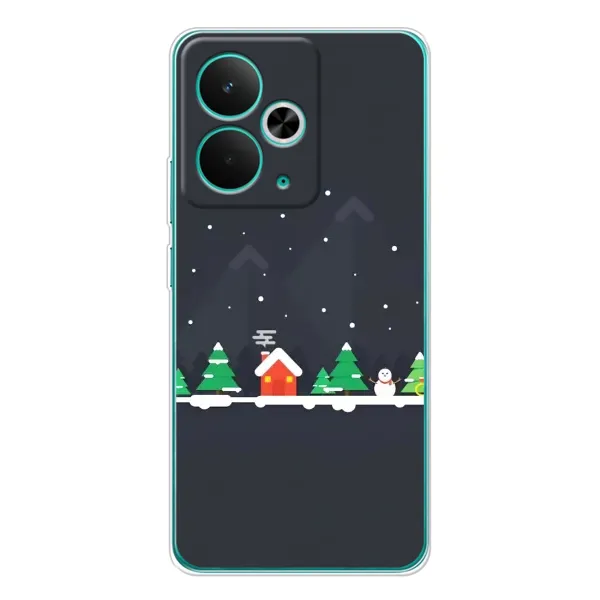 Чехол с рисунком «Город зимний» для Realme 14T Чехол с рисунком «Город зимний» для Realme 14T