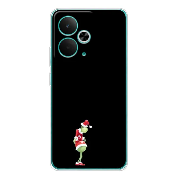 Чехол с рисунком «Гринч на чорном» для Realme 14T Чехол с рисунком «Гринч на чорном» для Realme 14T