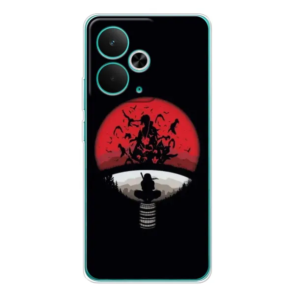 Чехол с рисунком «Итачи на черном» для Realme 14T Чехол с рисунком «Итачи на черном» для Realme 14T