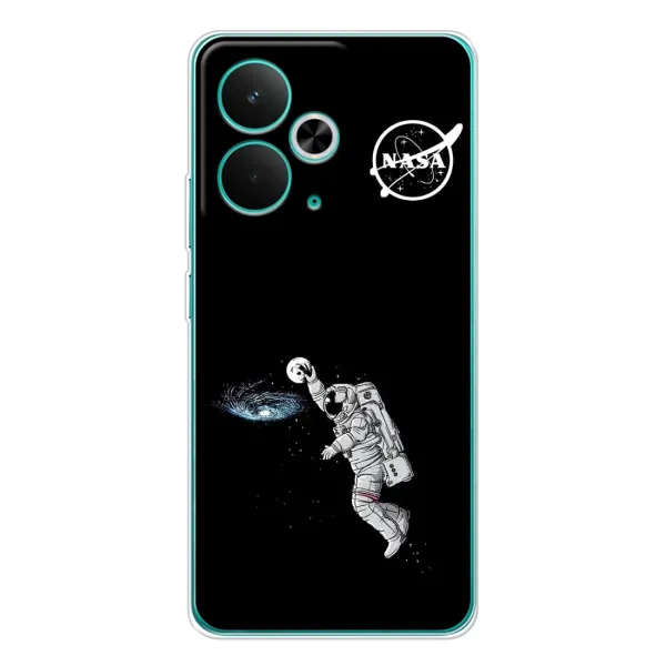 Чехол с рисунком «Космонавт баскетболист» для Realme 14T Чехол с рисунком «Космонавт баскетболист» для Realme 14T