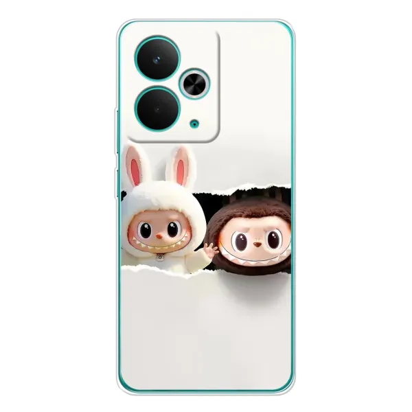 Чехол с рисунком «Фигурки Labubu» для Realme 14T Чехол с рисунком «Фигурки Labubu» для Realme 14T
