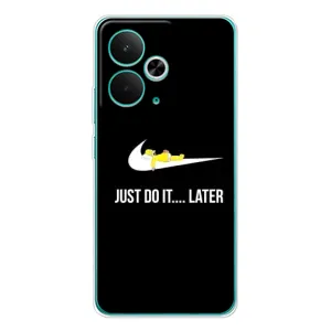 Силиконовый Чехол на Realme 14T с картинкой Nike (Later)
