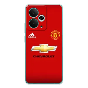 Силиконовые Чехлы принт Футбол на Realme 14T (Man United)