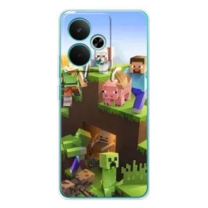 Чехлы для Realme 14T (Персонажи Майн Крафт) (Майн-крафт)