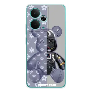 Силиконовый чехол для Realme 14T (Медведь Louis Vuitton)