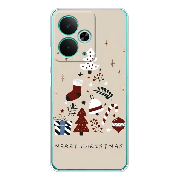 Чехол с рисунком «Merry Christmas» для Realme 14T Чехол с рисунком «Merry Christmas» для Realme 14T