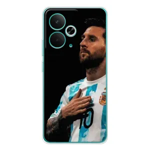 Чехлы Лео Месси Аргентина для Realme 14T (Месси Капитан)