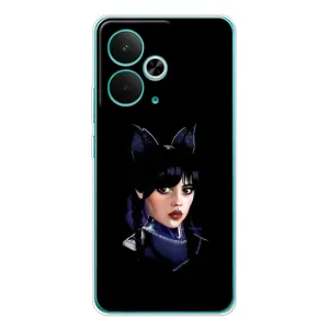 Чехлы с принтом Уэнсдей на Realme 14T (Милая Уэнсдей)