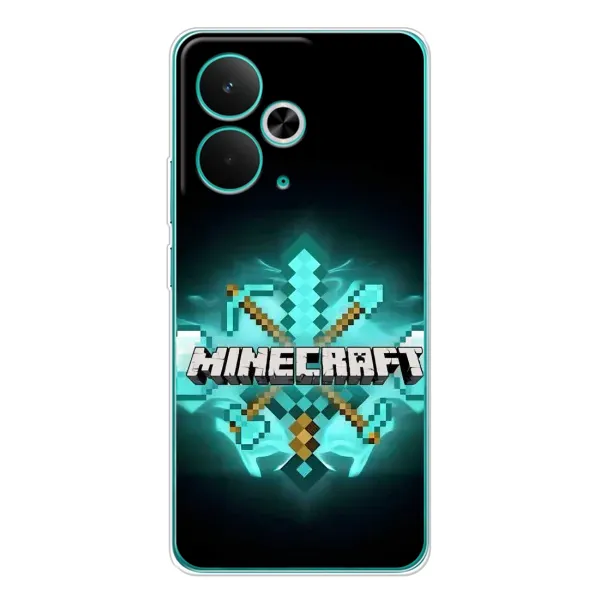 Чехол с рисунком «MineCraft 2» для Realme 14T