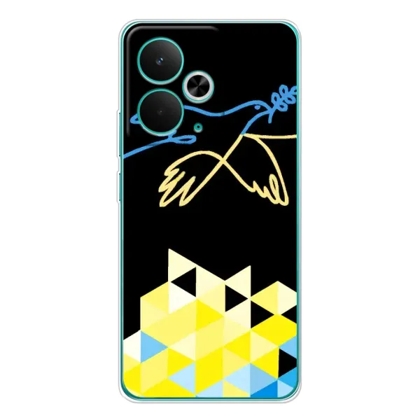 Чехол с рисунком «Мир для Украины» для Realme 14T Чехол с рисунком «Мир для Украины» для Realme 14T