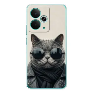 Чехол на тематику: Коты для Realme 14T (Модный кот)