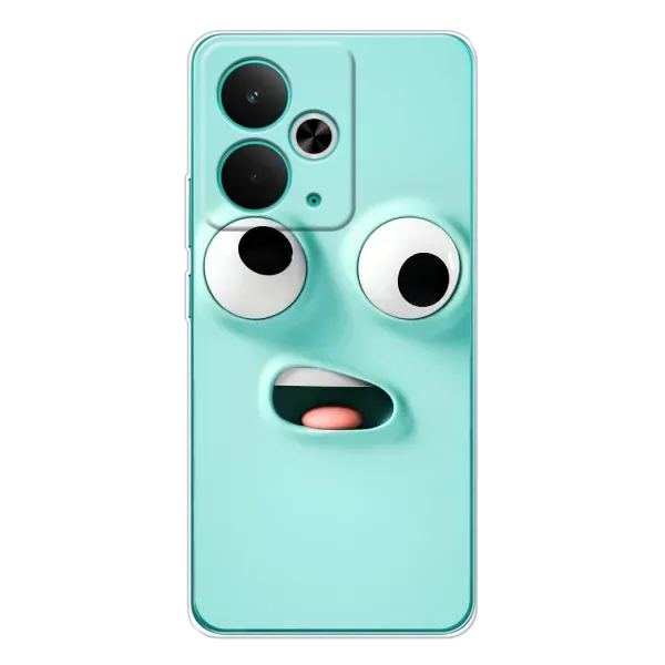 Чехол с рисунком «Забавное мятное лицо» для Realme 14T Чехол с рисунком «Забавное мятное лицо» для Realme 14T
