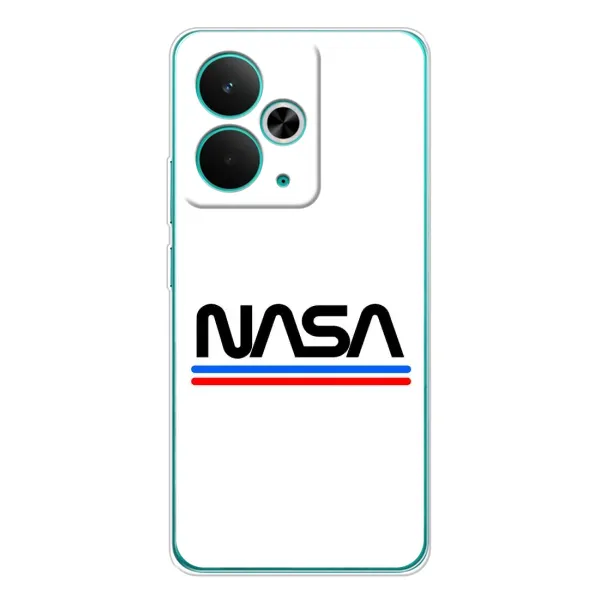Чехол с рисунком «NASA на белом фоне» для Realme 14T Чехол с рисунком «NASA на белом фоне» для Realme 14T