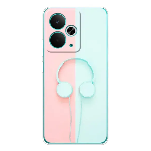 Чехол с рисунком «Наушники» для Realme 14T Чехол с рисунком «Наушники» для Realme 14T