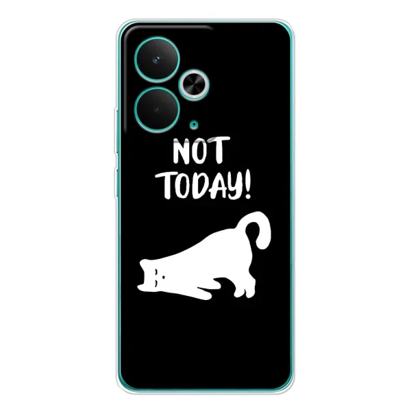 Чехол с рисунком «Not Today» для Realme 14T Чехол с рисунком «Not Today» для Realme 14T