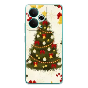 Чехол Новогодняя Елка на Realme 14T (Новогодний принт)