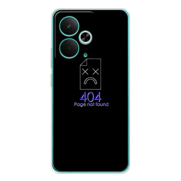 Чехол с рисунком «Ошибка 404» для Realme 14T Чехол с рисунком «Ошибка 404» для Realme 14T