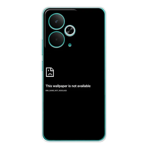 Чехол с рисунком «Ошибка» для Realme 14T Чехол с рисунком «Ошибка» для Realme 14T
