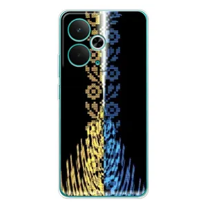 Силиконовый Чехол на Realme 14T (Патриотическая вышиванка)