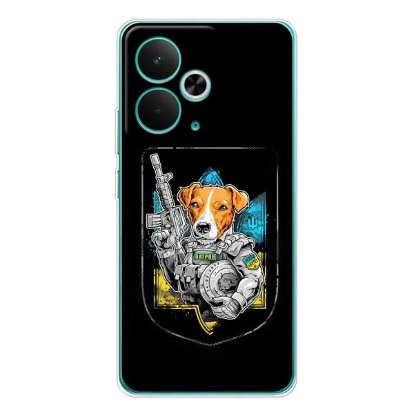 Чехол с рисунком «Патрон Воин» для Realme 14T