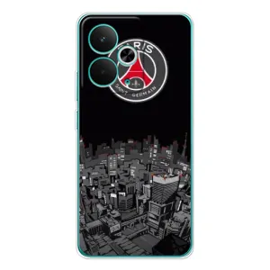 Силиконовые Чехлы принт Футбол на Realme 14T (PSG)