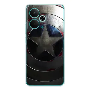 Чехол с Щитом Капитана Америки на Realme 14T (Ретро Щит Капитана)