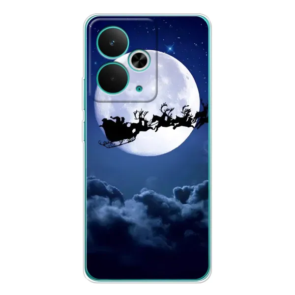Чехол с рисунком «Санта - луна» для Realme 14T Чехол с рисунком «Санта - луна» для Realme 14T