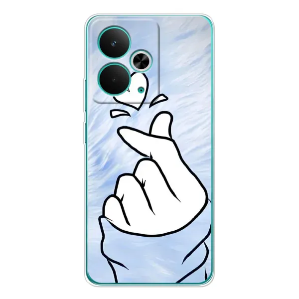 Чехол с рисунком «Сердечка знак» для Realme 14T