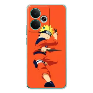 Чехлы с принтом Наруто на Realme 14T (Силуэт Наруто)