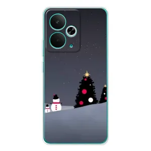 Чехлы на Новый Год Realme 14T (Снеговички)