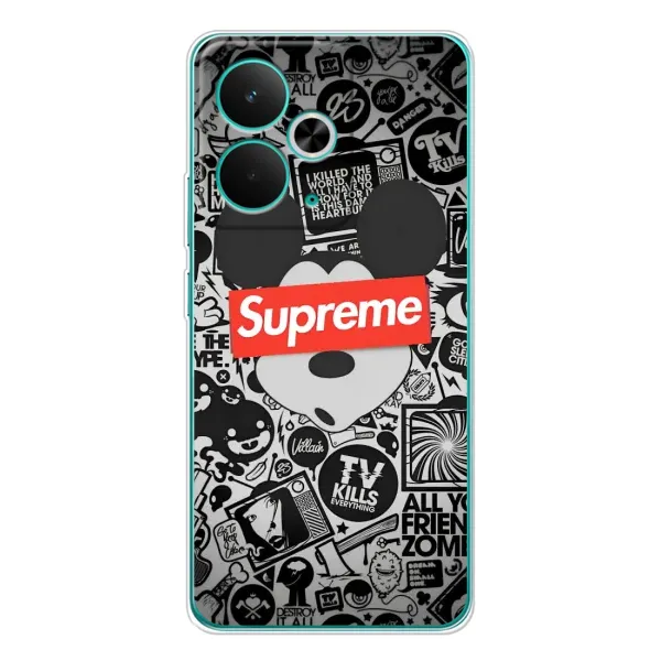 Чехол с рисунком «Supreme Маус» для Realme 14T Чехол с рисунком «Supreme Маус» для Realme 14T