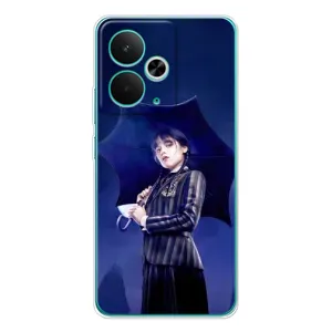 Чехлы с принтом Уэнсдей на Realme 14T (Уэнсдей с зонтом)