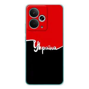 Чехлы УПА (Красно-Чёрный) на Realme 14T (Украина УПА)