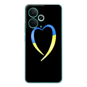 Силиконовый Чехол на Realme 14T (Я-Украина) (Украинское сердце)