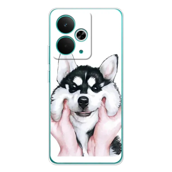 Чехол с рисунком «Собака Хаски» для Realme 14T Чехол с рисунком «Собака Хаски» для Realme 14T