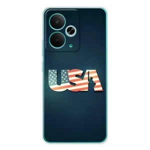 Чехол Флаг USA для Realme 14T (USA)