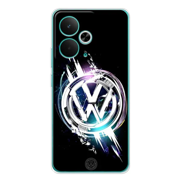 Чехол с рисунком «Volkswagen на черном» для Realme 14T Чехол с рисунком «Volkswagen на черном» для Realme 14T