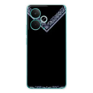 Силиконовый Чехол на Realme 14T (Воротник вышиванки)