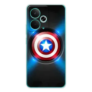Чехол с Щитом Капитана Америки на Realme 14T (Яркий Щит Капитана)
