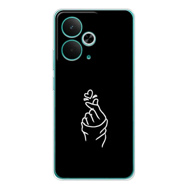 Чехол с рисунком «Знак Сердечка» для Realme 14T
