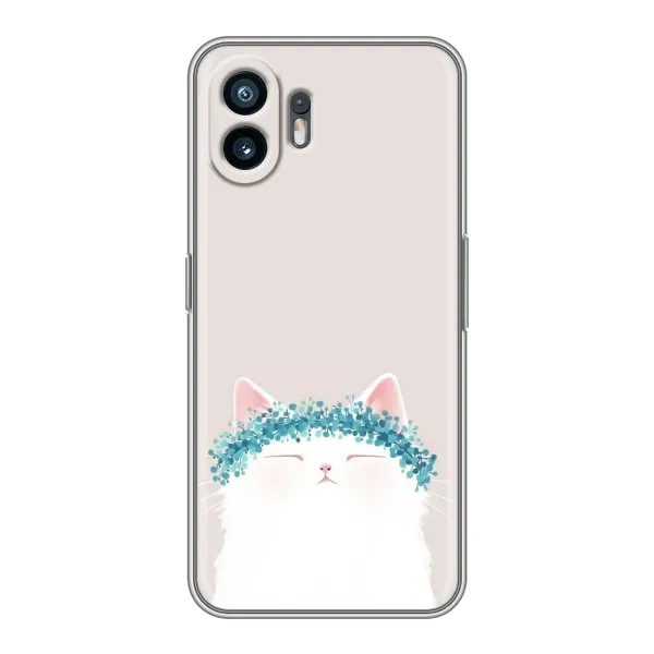 Чохол з малюнком «Білий котик» для Realme 15 Lite Чохол з малюнком «Білий котик» для Realme 15 Lite