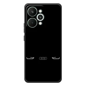 Силіконовий бампер з картинкою машини на RealMe 15 Pro (Сілует Audi)
